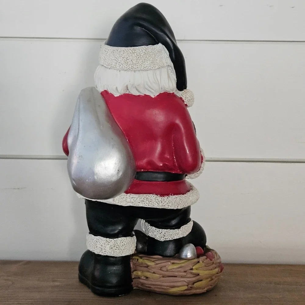 Atlanta Falcons Santa Figurine NFL Forever Collectibles Christmas Decor Football